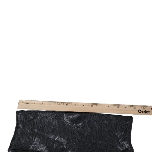 Spanx Womens Leggings Medium Black Faux Leather Stretch High Rise Stretch - Picture 8 of 10